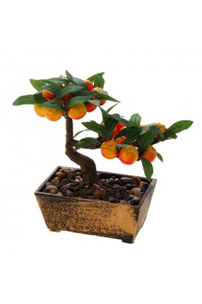 Искусственное дерево с апельсинами муляж