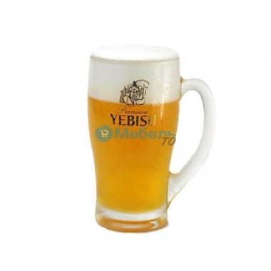 Муляж кружки пива «Yebisu» (435 мл) 
