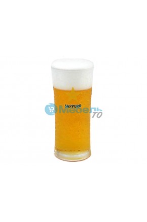 Муляж стакана пива «Sapporo» (240 мл)